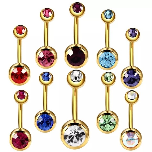 NWT Titanium Belly Ring – Navel Piercing Jewelry - Picture 2 of 12